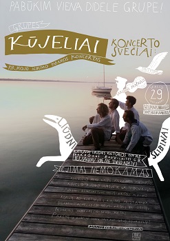 Kūjeliai kviečia į koncertą. 